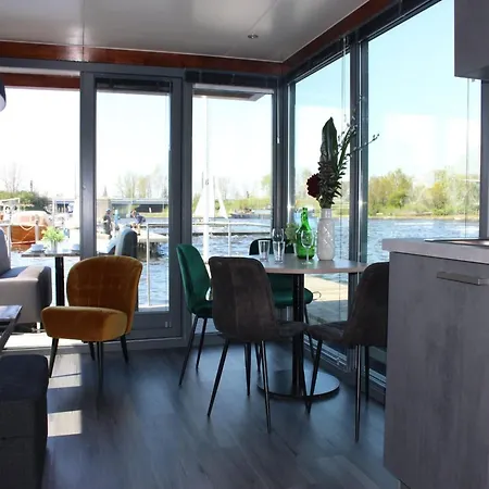 Modern Houseboat With Air Conditioning Located In Marina Botel Uitgeest
